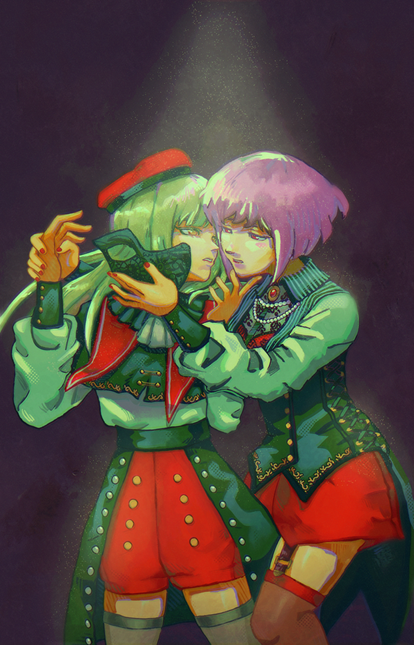 77€ - 2 Detailed Halfbodies + Abstract